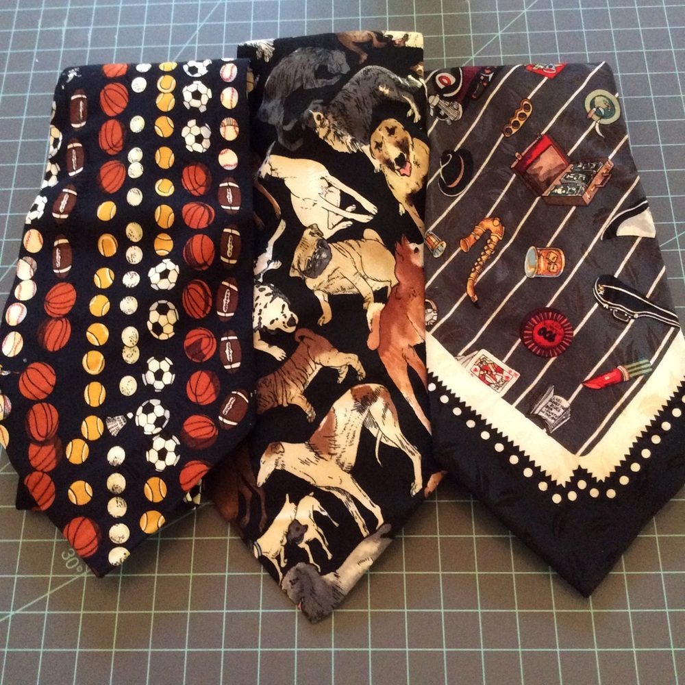 Nicole Miller men’s tie collection novelty set 3